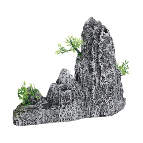 Toddmomy Dekorative Steingartenfigur Für Aquarium Harz Aquarium Luftstein Statue Aquarium-Dekoration von Toddmomy