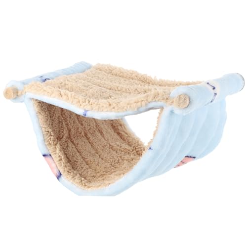 Toddmomy Dekoratives Meerschweinchenbett aus Hochwertigem Material Bequeme Hängematte für Chinchillas Hamster und Ratten Atmungsaktiv und Langlebig für Käfige und Spielplätze von Toddmomy