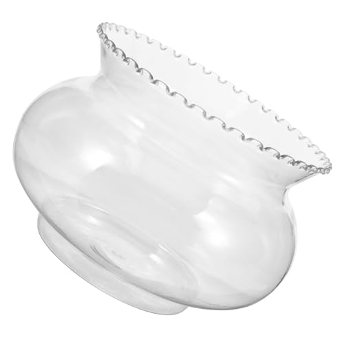 Toddmomy Desktop Aquarium Tank Transparent Fischbehälter für Betta und Schildkröten Robustes Design für Wohnraumdekoration für Pflanzen und Aquariengestaltung von Toddmomy