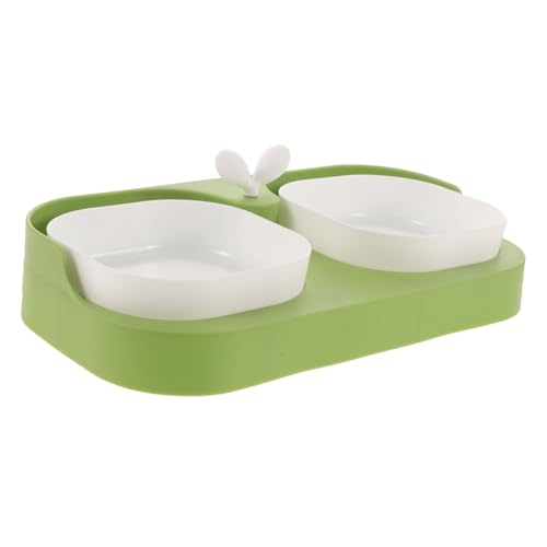 Toddmomy Futternäpfe Aus Kunststoff Für Haustiere Wassernapf-Set Robustes Rutschfestes Design Futterspender Für Kätzchen Und Welpen Multifunktionaler Behälter Für Tierfutter Und Wasser von Toddmomy