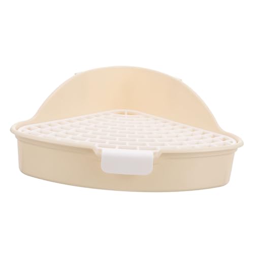 Toddmomy Dreieckiges Töpfchen für Haustiere Ecktoilette für Hamster Chinchilla Meerschweinchen Katze und Hase Platzsparendes Design Leicht zu Reinigen für Zuhause und Büro Toddmomy Dreieckiges Töpfchen für Haustiere Ecktoilette für Hamster Chinchilla Meerschweinchen Katze und Hase Platzsparendes Design Leicht zu Reinigen für Zuhause und Büro von Toddmomy