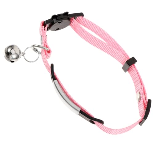 Toddmomy Einstellbares Katzenhalsband mit Sicherheitsverschluss und Namensschild Dekoratives Haustierzubehör für Katzen und Kleine Hunde für Außenbereich von Toddmomy