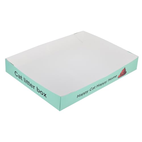 Toddmomy Einweg Katzenstreu Box Tragbare Auslaufsichere Katzentoilette mit Spritzschutz für Kätzchen und Kleine Haustiere Umweltfreundliches Papiermaterial für Katzenklo Eingewöhnung Toddmomy Einweg Katzenstreu Box Tragbare Auslaufsichere Katzentoilette mit Spritzschutz für Kätzchen und Kleine Haustiere Umweltfreundliches Papiermaterial für Katzenklo Eingewöhnung von Toddmomy