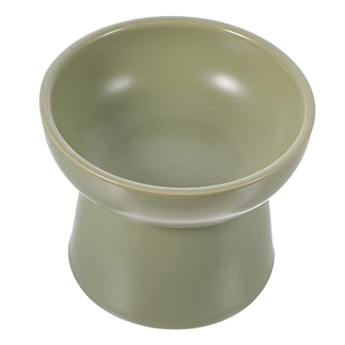 Toddmomy Erhöhter Keramikkatzennapf mit Rutschfester Unterlage Komfortable Fütterung für Katzen zu Reinigen für Angenehmes Esserlebnis Elegantem Matcha Toddmomy Erhöhter Keramikkatzennapf mit Rutschfester Unterlage Komfortable Fütterung für Katzen zu Reinigen für Angenehmes Esserlebnis Elegantem Matcha von Toddmomy
