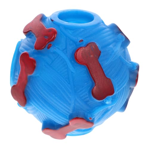 Toddmomy Fehlender Lebensmittelspielzeugball interaktives Spielzeug Interactive Toys Leckerliball für Hunde interaktiver Schnüffelball Kauspielzeug für Welpen Knochen kauen von Toddmomy