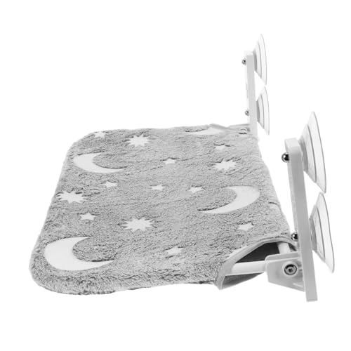 Toddmomy Fensterkatze Nest Fensterbiet Klappbare Katzenhängematte Fensterbank Katzenbett Indoor Katzenbett Fenster Katzenperch Katzenhängematte für Fenster Katze hängematte Bett Plüsch Grey Toddmomy Fensterkatze Nest Fensterbiet Klappbare Katzenhängematte Fensterbank Katzenbett Indoor Katzenbett Fenster Katzenperch Katzenhängematte für Fenster Katze hängematte Bett Plüsch Grey von Toddmomy