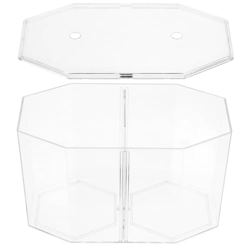 Toddmomy Fischzüchter Box Aquarium Divider Transparentes Hochdurchsichtiges Design für Garnelen Guppys und Clownfische Abnehmbare Trennwand für Einfache Nutzung und Beobachtung von Toddmomy