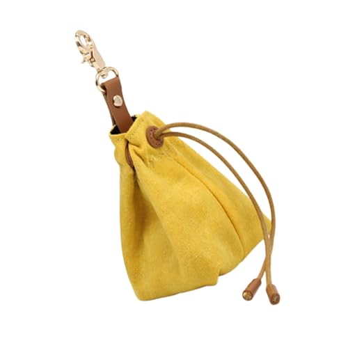 Toddmomy Futterautomat Für Haustiere Beutel Leckerlis Für Das Hundetraining Leckerlis Für Hunde Hündchen Leckereien Tasche Für Hundeleckereien Spender Welpen-Snack-Tasche Segeltuch Yellow von Toddmomy