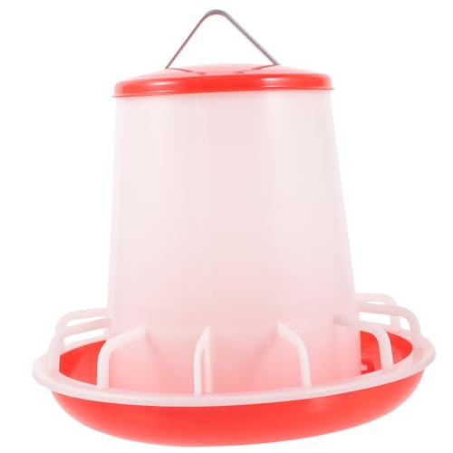 Toddmomy Futtereimer für Hühner Wachtel Leckerchenhalter für Hühner meerschweinchen wasserflasche Trog füttern Haustier Chicken Feeder Geflügelzubehör Küken liefert Feeder für Küken Plastik von Toddmomy
