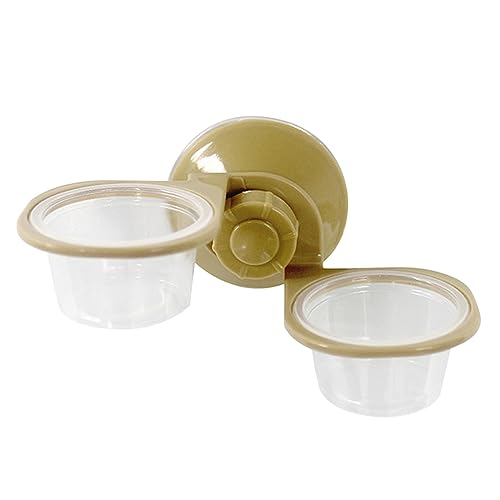 Toddmomy Gecko-futternapf – Futternapf Für Reptilien Mit Sphagnum-moos – Perfekt Für Reptilienbedarf – Doppelnapf-Set von Toddmomy