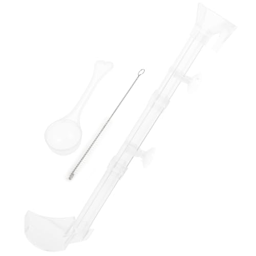 Toddmomy Futterrohr für Aquarien Durchsichtiges Futtergerät für Garnelen und Fische Robustem Einfache Handhabung für Fütterung im Aquarium von Toddmomy