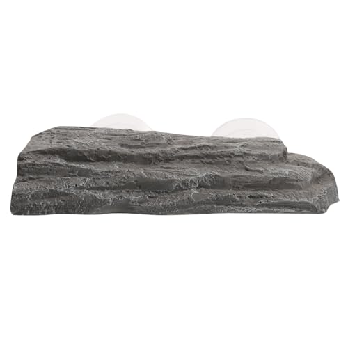 Toddmomy Große Schildkröten Sonnenplattform aus Widerstandsfähigem Harz mit Saugnapf Kletter Ruheplattform für Terrarien Geeignet für Wasserschildkröten und Verschiedene Reptilien im von Toddmomy