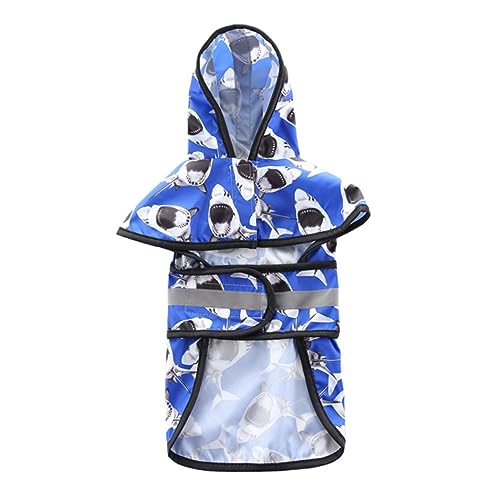 Toddmomy Reflective Dog Raincoat Für Große Hunde Wasserdichter Regenmantel Mit Praktischer Tragetasche Für Outdoor-aktivitäten Wie Strand Und Wandern Hochwertige Verarbeitung Einfach von Toddmomy