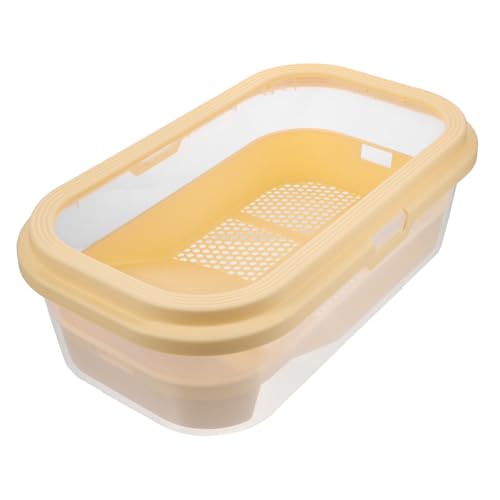 Toddmomy Großer Schildkrötenpanzer Becken und Aquarien für Wasserschildkröten Terrarium Wasser- schleichtiere Zuhause Schildkrötenlebensraum Schildkrötenbecken für den Haushalt Plastik Gelb Toddmomy Großer Schildkrötenpanzer Becken und Aquarien für Wasserschildkröten Terrarium Wasser- schleichtiere Zuhause Schildkrötenlebensraum Schildkrötenbecken für den Haushalt Plastik Gelb von Toddmomy