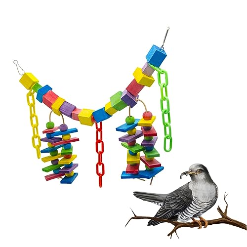 Toddmomy Papageien Spielzeug Natürlichem Bunte Kauspielzeuge Für Vögel Teiliges Sicheren Blocks Und Klettern Für Große Papageien Und Wellensittiche Toddmomy Papageien Spielzeug Natürlichem Bunte Kauspielzeuge Für Vögel Teiliges Sicheren Blocks Und Klettern Für Große Papageien Und Wellensittiche von Toddmomy