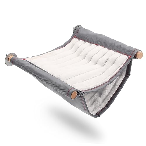 Toddmomy Hängematte für Kleintiere Warmes Papageienbett aus Hochwertigem Material Abnehmbar und Waschbar für Hamster Chinchillas und Meerschweinchen Vielseitig von Toddmomy