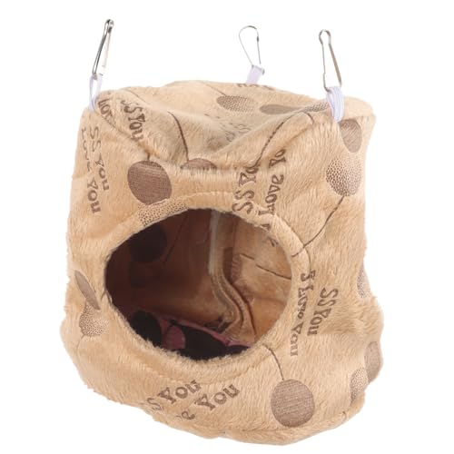 Toddmomy Hängende Hamster Hängematte für Kleine Haustiere Atmungsaktives und Hamsterbett und Schlafzubehör für Hamster und Meerschweinchen Zufälliger Stil von Toddmomy