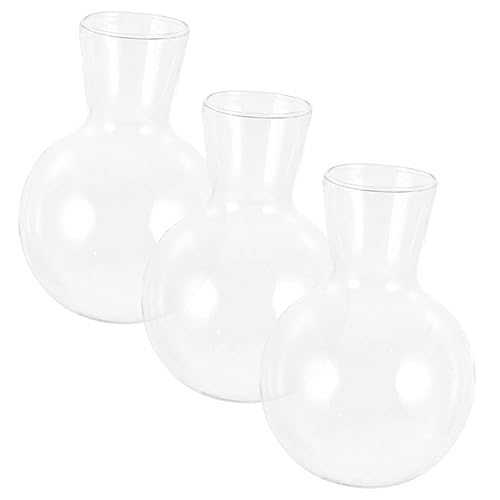 Toddmomy Transparente Hydroponik Glasvase Mit Holzständer Elegante Tischdeko Für Pflanzen Im Innenbereich Ideal Als Pflanzbehälter Für Blumen Und Pflanzen Hochborosilikatglas Modernes von Toddmomy