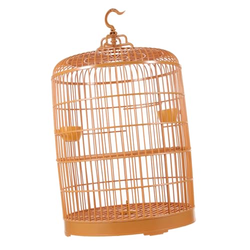 Toddmomy Hängender Vogelkäfig aus Stilvoller und Praktischer Runder Käfig für Kleine Haustiere Wie und Hamster Geräumig Elegant und Vielseitig Einsetzbar für Haustierbesitzer von Toddmomy