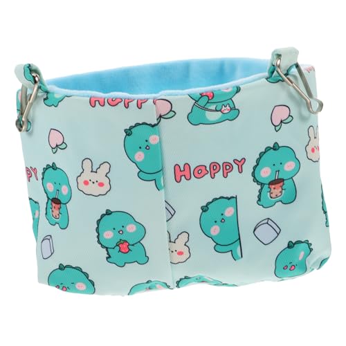 Toddmomy Hängendes Warmes Bett für Hamster Bequeme Hängematte aus Canvas für Kleintiere Atmungsaktiv Langlebig für Hamster Meerschweinchen Ratten und von Toddmomy