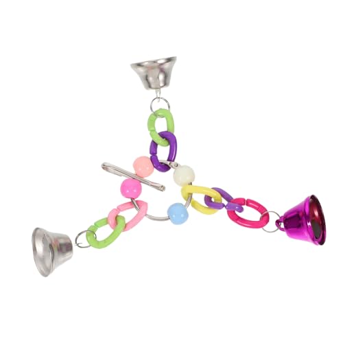 Toddmomy Hängendes Papageienglockenspielzeug, Vogelpapageien, Kauspielzeug Zum Aufhängen, Vogelkäfigzubehör, Buntes Spielzeug Für Unzertrennliche, Kleine Vögel Und Sittiche Toddmomy Hängendes Papageienglockenspielzeug, Vogelpapageien, Kauspielzeug Zum Aufhängen, Vogelkäfigzubehör, Buntes Spielzeug Für Unzertrennliche, Kleine Vögel Und Sittiche von Toddmomy
