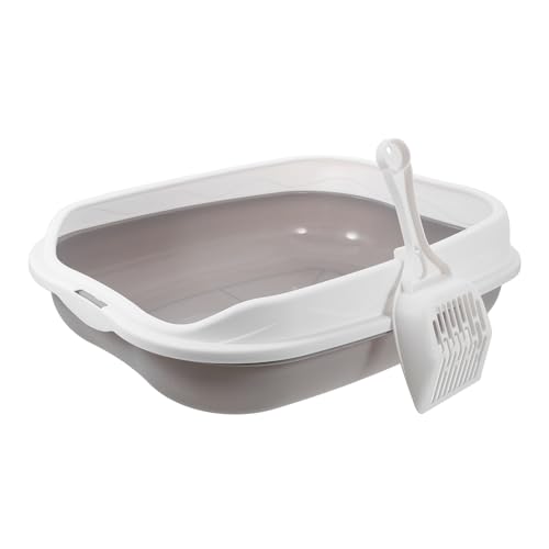Toddmomy Katzen- und Kätzchenzubehör für Hauskatzen Halbgeschlossene Katzentoilette Spritzwassergeschütztes Design Toddmomy Katzen- und Kätzchenzubehör für Hauskatzen Halbgeschlossene Katzentoilette Spritzwassergeschütztes Design von Toddmomy
