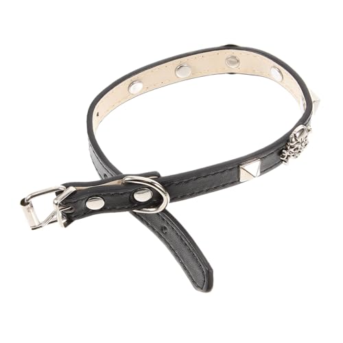 Toddmomy Halloween Hundehalsband Verstellbar Dekoratives Punk Stil Haustierhalsband für Katzen für Halloween Feiern und Besondere Anlässe Kleine bis Mittlere von Toddmomy