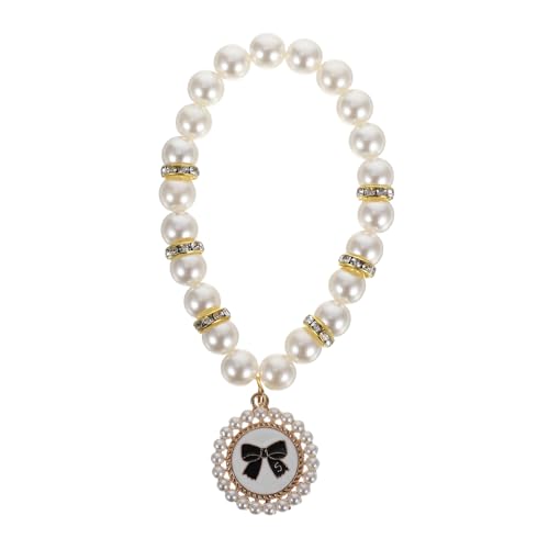 Toddmomy Halskette mit Haustierperlen Hund Halskette Halsband mit Perlenkette für Hunde Perlenhalsbänder für Hunde Katzenhalsbänder für Mädchen Hundeschmuck für kleine Hunde Abs Weiß Toddmomy Halskette mit Haustierperlen Hund Halskette Halsband mit Perlenkette für Hunde Perlenhalsbänder für Hunde Katzenhalsbänder für Mädchen Hundeschmuck für kleine Hunde Abs Weiß von Toddmomy