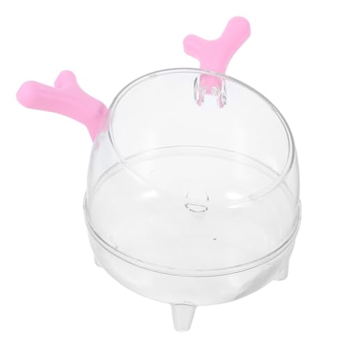 Toddmomy Hamster Badezimmer Toilette Hamsterbad Einstreu Für Kleintiere Hamsterröhren Und Tunnel Hamsterkäfig Tiertoilette Häschen Toilette Sandbad Für Hamster Hamsterhaus Das Haustier Rosa von Toddmomy