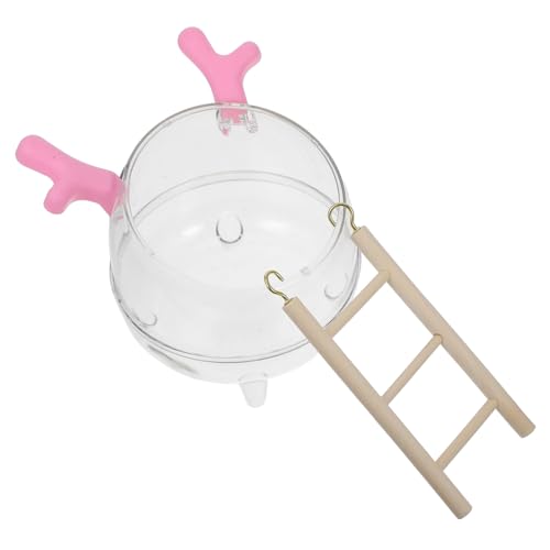 Toddmomy Hamster Badezimmer Toilette Haustiere Hamster-waschwanne Graben Kleintier Badehaus Wasser Badschale Für Hamster Waschen Kleintierbadewanne Bräutigam Sauber Wurf Hölzern von Toddmomy