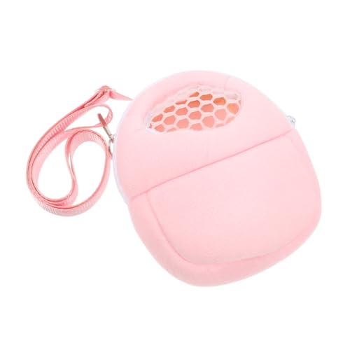 Toddmomy Hamster Baumwollnest Taschen Zum Transport Von Tieren Hamster-tüte Zum Mitnehmen Sugar Glider Bonding Pouch Tragetasche Tragbare Haustiertasche Für Den Außenbereich Samt Rosa von Toddmomy