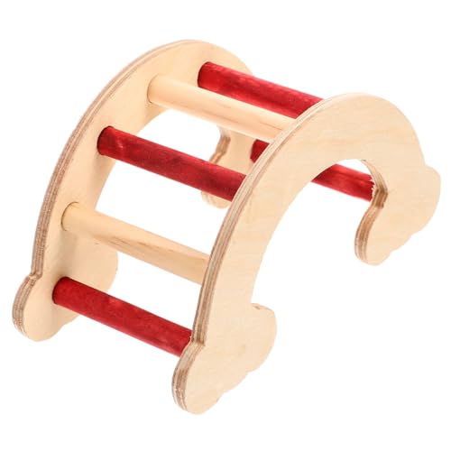 Toddmomy Holzleiter Für Kleine Haustiere Spielzeug Hamsterleiter Hamsternestleiter Chinchillaleiter Hamsterkäfigleiter-Spielzeug Mit Holzmaterial Leicht Zu Reinenden Verschleißfesten Und von Toddmomy