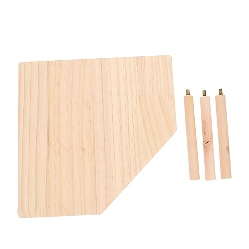 Toddmomy Hamster Käfig Plattform aus Dickem Holz Bissfestes Spielbrett mit Ständer Vielseitig für Klettern Ruhen und Spiel für Zwerghamster und Kleine Haustiere Robustes Zubehör zur Toddmomy Hamster Käfig Plattform aus Dickem Holz Bissfestes Spielbrett mit Ständer Vielseitig für Klettern Ruhen und Spiel für Zwerghamster und Kleine Haustiere Robustes Zubehör zur von Toddmomy