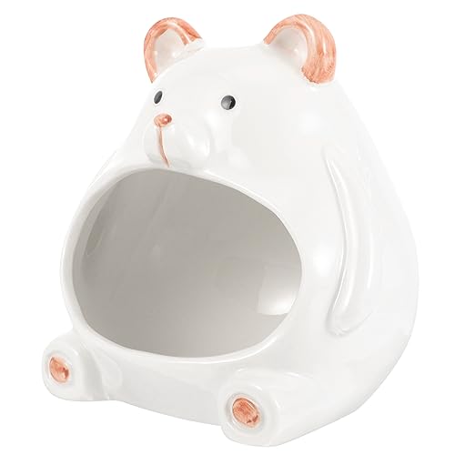 Toddmomy Hamster Keramik Nest für Kleine Haustiere Dekoratives Hamsterhaus für Winter Kühlendes Versteck Sicheres Schlafhaus für Hamster Mäuse und Zwerghamster von Toddmomy