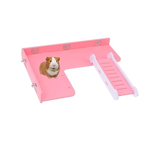 Toddmomy Hamster Kletterleiter Plattform Spielzeug Hölzerne Haustierplattform Für Hamster Meerschweinchen Und Kleine Tiere Kletterspielzeug in Rosa Gehilfe Für Lebhafte Haustiere Toddmomy Hamster Kletterleiter Plattform Spielzeug Hölzerne Haustierplattform Für Hamster Meerschweinchen Und Kleine Tiere Kletterspielzeug in Rosa Gehilfe Für Lebhafte Haustiere von Toddmomy