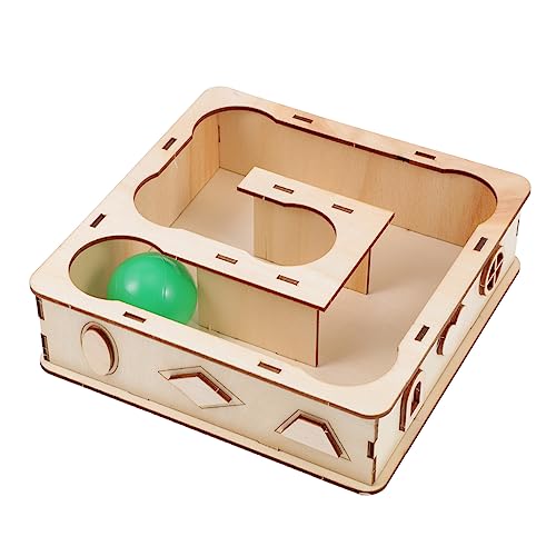 Toddmomy Hamster Labyrinth aus Naturholz Interaktives Trainingsspielzeug für Kleine Haustiere Fördert Bewegung und Spielspaß für Hamster Ratten und Zwerghamster für Gesunde von Toddmomy
