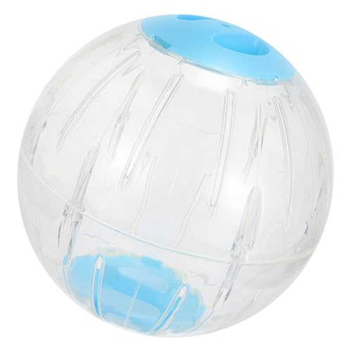 Toddmomy Hamster Laufkugel mit Belüftungslöchern Großer Transparenter Übungsball für Zwerghamster Chinchillas und Kleine Haustiere Sicherer Hamster Laufball für Bewegung von Toddmomy