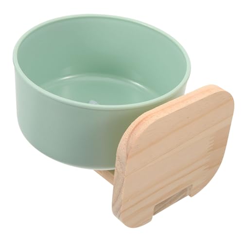 Toddmomy Hamster Laufrad Leise Transparent Chinchilla Laufrad Geräuscharm Kleintier für Hamster und Mäuse mit Breiter Holzbasis für Hamstertraining und Haustiersport von Toddmomy
