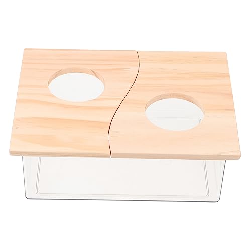 Toddmomy Hamster Sandbad Container Hamsterbadewanne mit Deckel Transparentes Sandbadbecken für Hamster Hygienisch für Haustierpflege und Spaß Toddmomy Hamster Sandbad Container Hamsterbadewanne mit Deckel Transparentes Sandbadbecken für Hamster Hygienisch für Haustierpflege und Spaß von Toddmomy