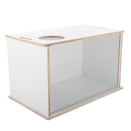 Toddmomy Hamster Sandbad Transparente Multifunktions Badewanne für Chinchillas und Hamster Praktische Toilette und Sandbad Einfach zu Reinigen und Langlebig Großes Haustier Zubehör von Toddmomy
