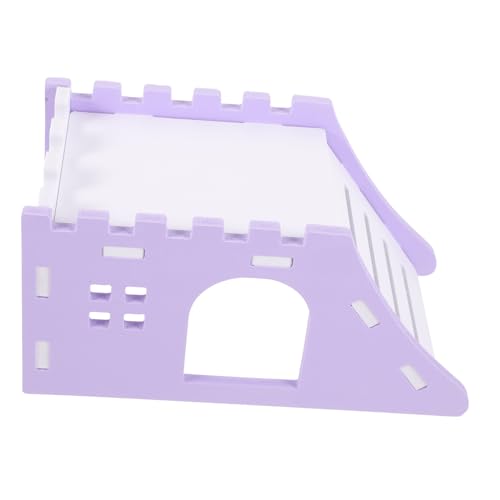 Toddmomy Hamster Rutschenhaus Spielplatz Versteckhaus mit Leiter PVC Langlebig Hamsterfreundlich für Kleintiere von Toddmomy