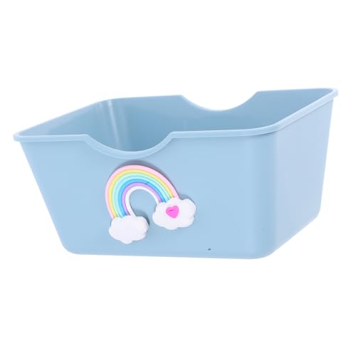Toddmomy Hamster Toilette Toilettendeckel Rennmaus Toilette Kleine Tierverstecke Hamster Duschbadewanne Kleine Katzentoilette Rennmaus-badewanne Sandbehälter Für Hamster Abs Sky-Blue Toddmomy Hamster Toilette Toilettendeckel Rennmaus Toilette Kleine Tierverstecke Hamster Duschbadewanne Kleine Katzentoilette Rennmaus-badewanne Sandbehälter Für Hamster Abs Sky-Blue von Toddmomy