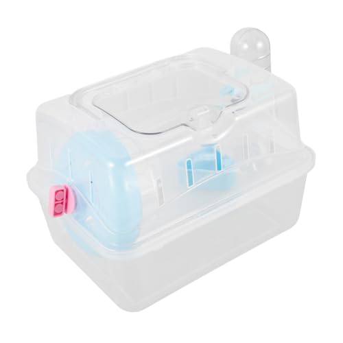 Toddmomy Hamster Tragekäfig aus Material Kleintier Tragetasche für Hamster Mäuse und Frettchen für Reisen zu Reinigen und Pflegeleicht Toddmomy Hamster Tragekäfig aus Material Kleintier Tragetasche für Hamster Mäuse und Frettchen für Reisen zu Reinigen und Pflegeleicht von Toddmomy