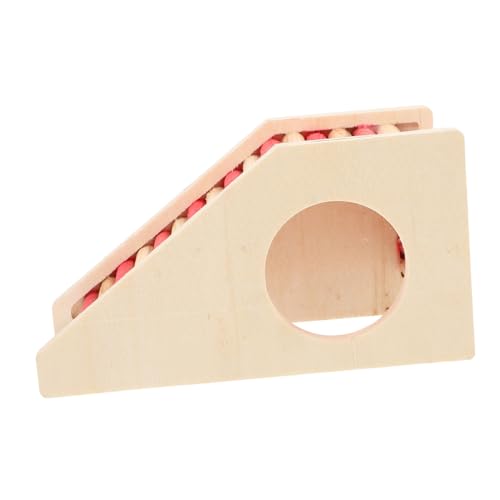 Toddmomy Hamster Versteckhaus aus Holz Multifunktionales Versteck für Kleintiere mit Leiter Entspannen für Hamster Meerschweinchen und Ratten von Toddmomy