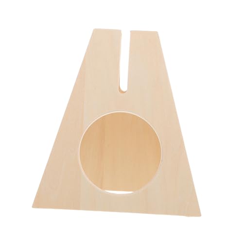 Toddmomy Hamster Wasserflaschenständer Multifunktionale Holzhalterung für Kleintiere Praktischer Trinkbehälter mit Gemütlichem Nest für Hamster und Haustiere von Toddmomy