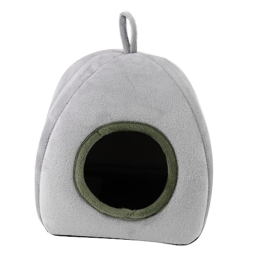 Toddmomy Hamster Winter Nest Gemütliches Plüsch Schlafbett für Haustiere für Hamster Meerschweinchen und Andere Kleintiere Warmes und Sicheres Versteck für Einen Erholsamen von Toddmomy