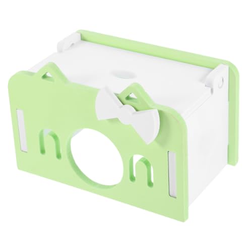 Toddmomy Hamsterhaus Hideout aus Robustem PVC Großes Versteck für Meerschweinchen und Kleine Nagetiere Widerstandsfähig Bequem Dekorativ Geeignet für Käfig und Spielplatz im Innenbereich von Toddmomy