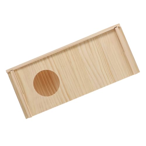 Toddmomy Hamsterhaus aus Holz Mehrkammer Hamsterversteck für Käfige Sicheres Langlebiges Nagerhaus für Haustiere Verstecken Schlafen und Geruchsneutral und Robust von Toddmomy