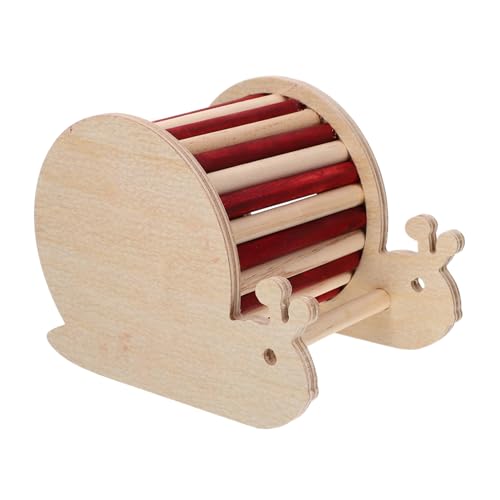 Toddmomy Hamsterhaus aus Holz für Chinchillas Gemütliches Versteck Tunnel für Schlaf und Sicheres Haustierspielzeug für Nager von Toddmomy