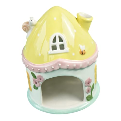 Toddmomy Hamsterhaus aus Keramik Kleines Hamsterversteck für Sommer Gemütlicher Rückzugsort für Nagetiere für Kleine Haustiere Wie Zwerghamster und Meerschweinchen von Toddmomy